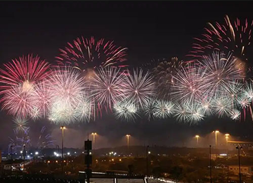 平乐县焰火晚会